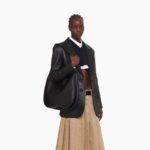 LEATHER HOBO TOTE BAG