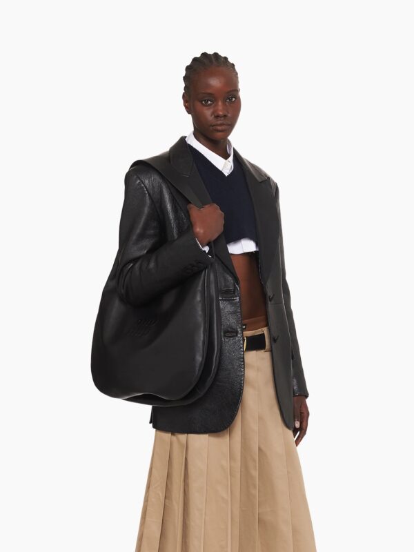 LEATHER HOBO TOTE BAG
