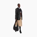 LEATHER HOBO TOTE BAG