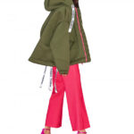 FLARED NEOPRENE PANTS