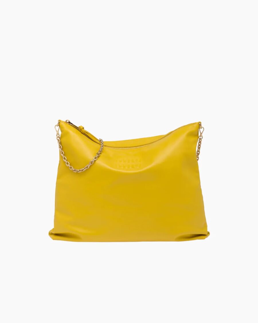 RUNWAY LEATHER SHOULDER BAG