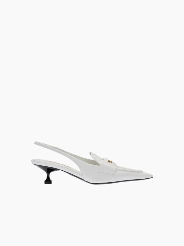 LEATHER LOAFERS HEELS