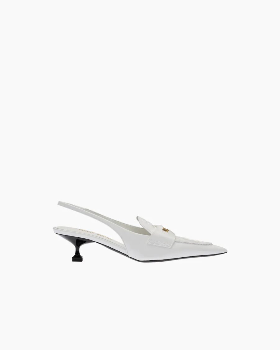 LEATHER LOAFERS HEELS