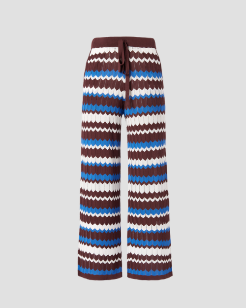 PATTERN LONG TROUSERS