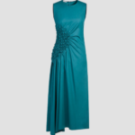 DRAPED RUCHED DRESS