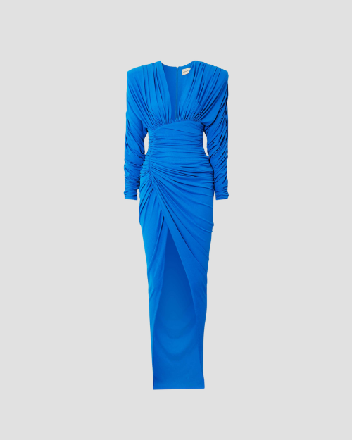RUCHED MAXI DRESS