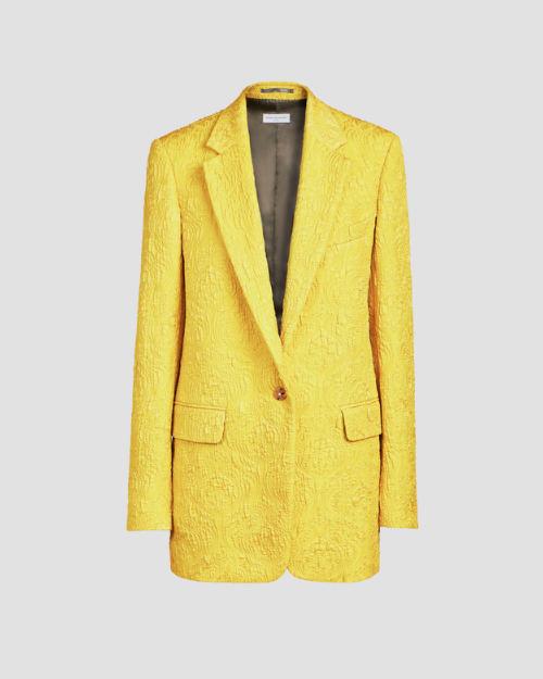 JACQUARD LOOSE BLAZER