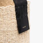 RAFFIA BUCKET BAG