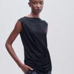 TWISTED DRAPED TOP