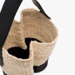 RAFFIA BUCKET BAG