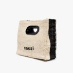 SMALL RAFFIA SHOPPER BAG