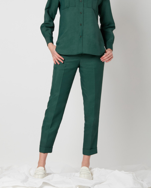 STRAIGHT LEG TROUSERS