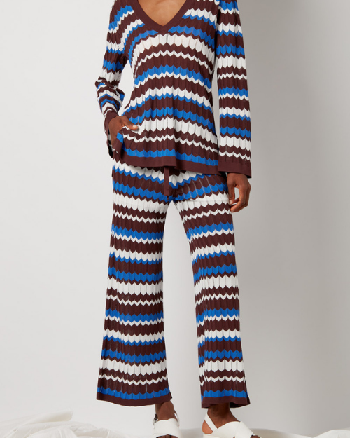 PATTERN LONG TROUSERS
