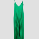 PLISSE' LONG DRESS