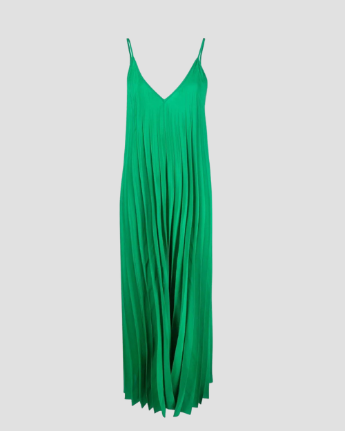 PLISSE' LONG DRESS