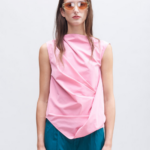 COTTON DRAPED TOP