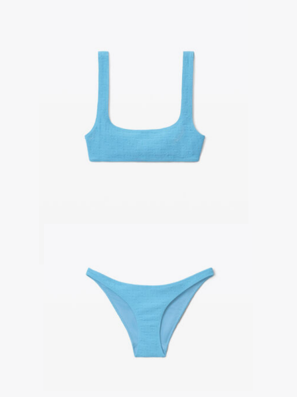 LOGO JERSEY TEXTURED BIKINI