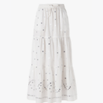 MIRRORS EMBROIDERED SKIRT