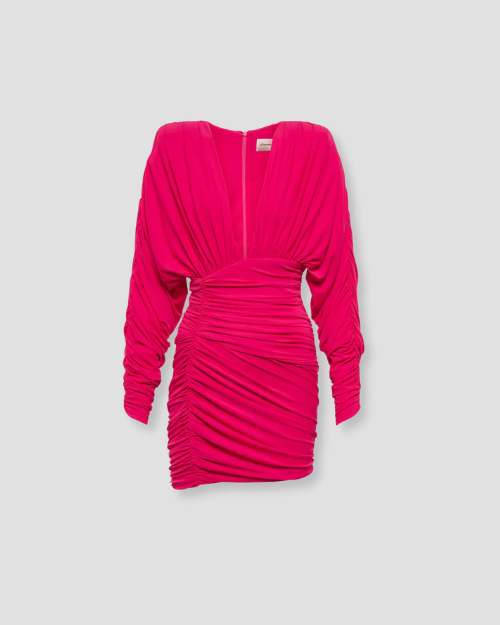 RUCHED MINI DRESS