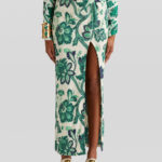 SARONG SKIRT WITH TREE OF LIFE PRINT