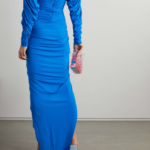 RUCHED MAXI DRESS