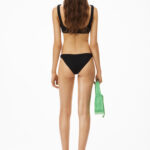 LOGO JERSEY TEXTURED BIKINI