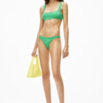 LOGO JERSEY TEXTURED BIKINI