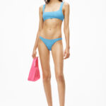 LOGO JERSEY TEXTURED BIKINI