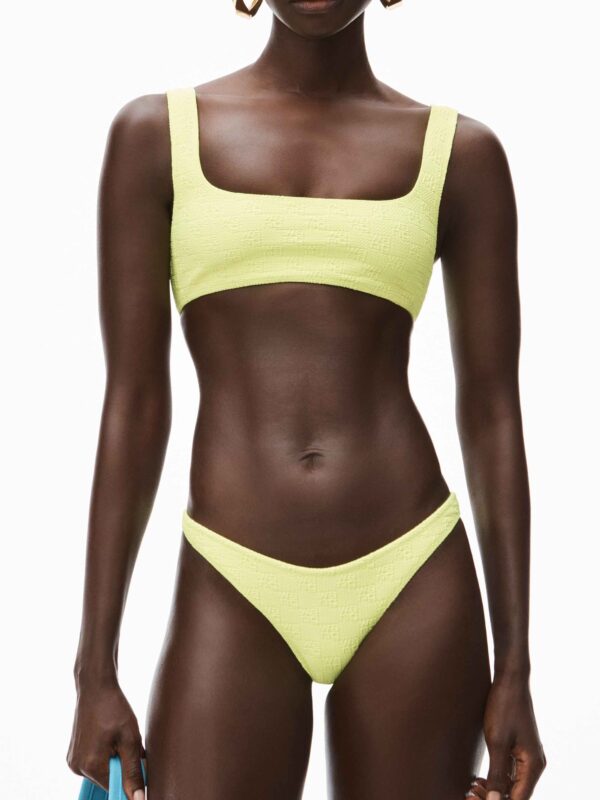 LOGO JERSEY TEXTURED BIKINI