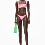 LOGO JERSEY TEXTURED BIKINI