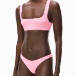 LOGO JERSEY TEXTURED BIKINI