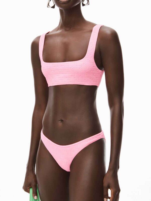 LOGO JERSEY TEXTURED BIKINI