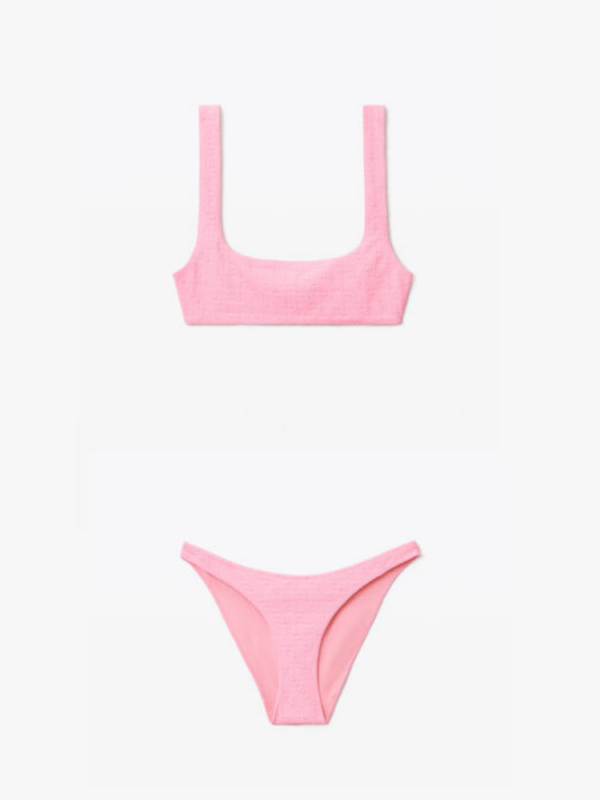 LOGO JERSEY TEXTURED BIKINI