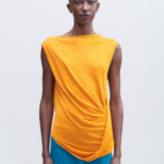 TWISTED DRAPED TOP