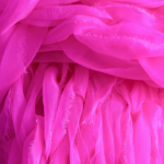 BRAIDED SILK ORGANZA OVERSIZED SCARF