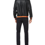 LEATHER BOMBER JACKET