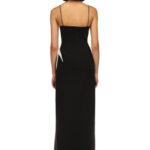 TULLE INSERT CONTRAST GOWN
