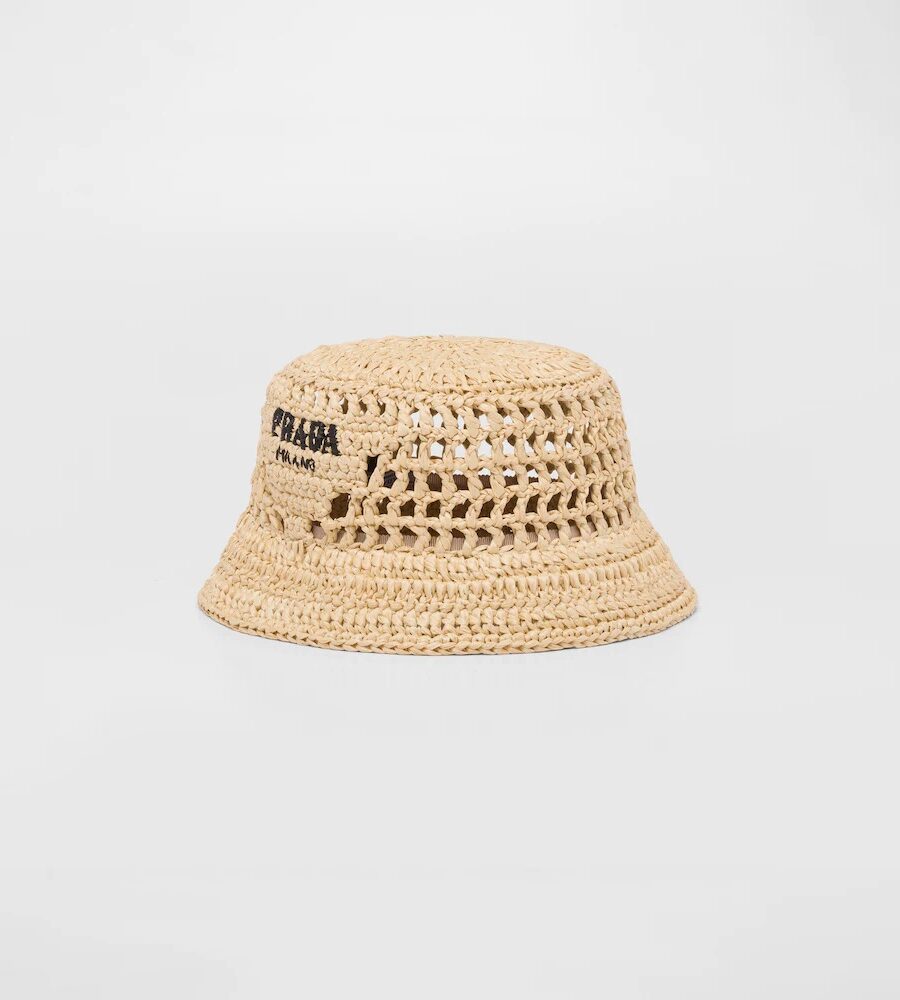 RAFFIA BUCKET HAT