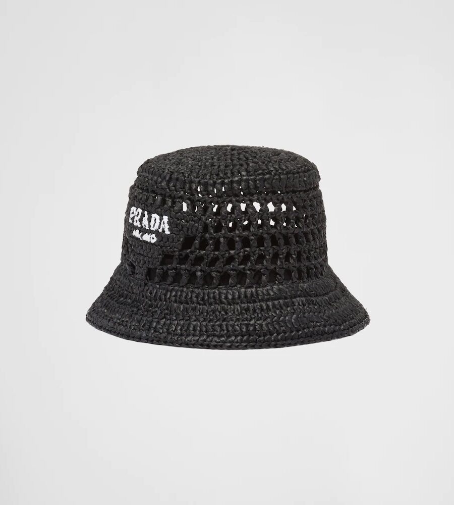 RAFFIA BUCKET HAT