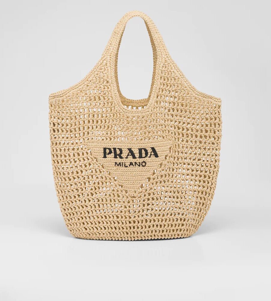 RAFFIA TOTE BAG