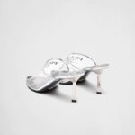 LOGO PRINT PLEXIGLASS MULES