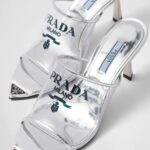 LOGO PRINT PLEXIGLASS MULES