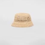 RAFFIA BUCKET HAT
