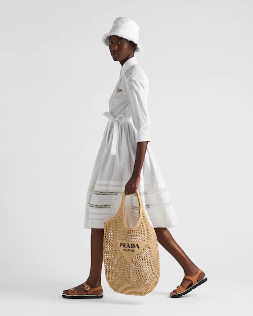 RAFFIA TOTE BAG
