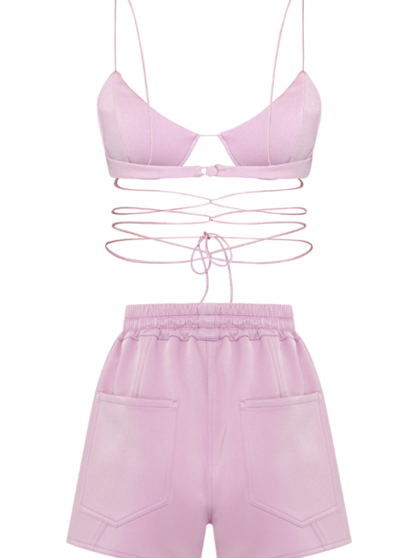 SATIN TWO PEICE SET