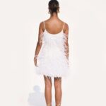 ZARIAH FEATHER DRESS