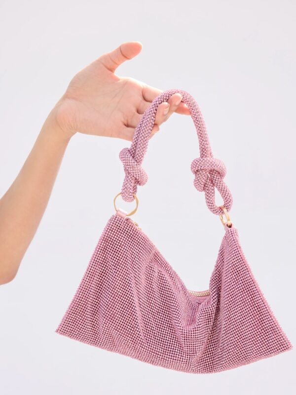 HERA NANO RHINESTONE SHOULDER BAG