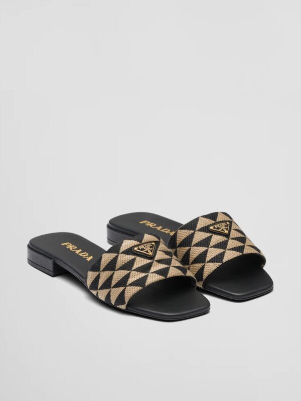 EMROIDERED FABRIC SLIDES