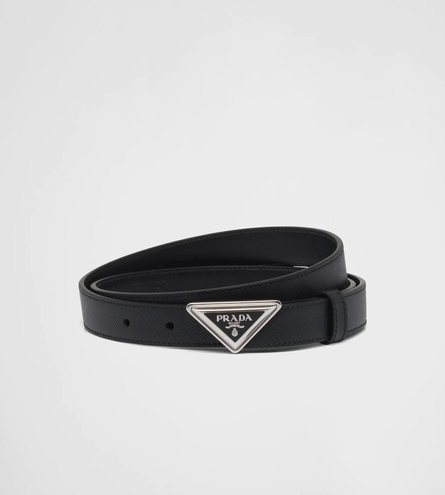 SAFFIANO LEATHER BELT
