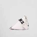 TRIANGLE LEATHER SHOULDER BAG